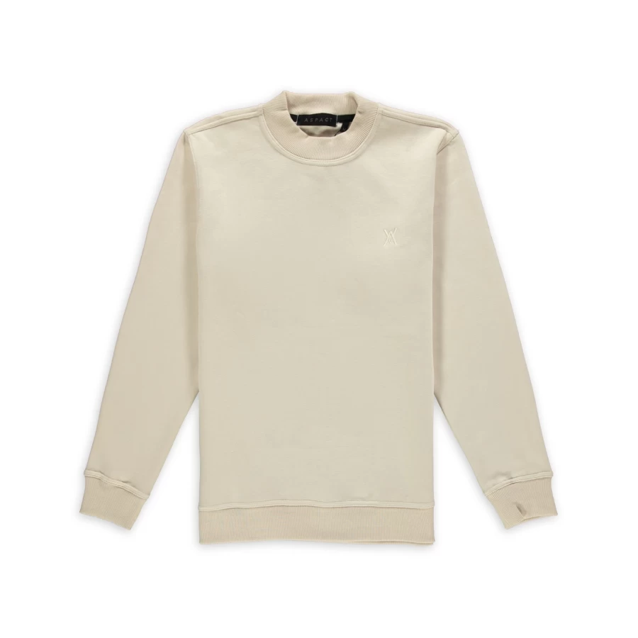 Aspact Fresno Sweater Sand - Premium Comfort Knit Pullover for Men and Women