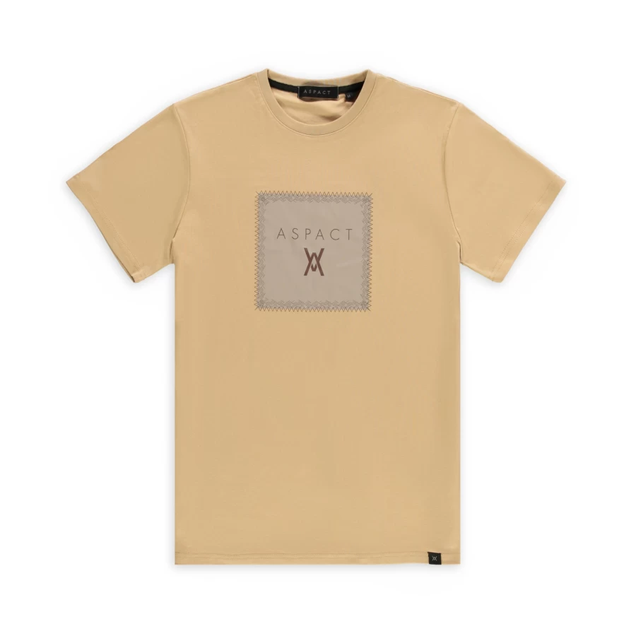 Aspact Knox Tee - Soft Cotton T-Shirt in Nude for Men & Women