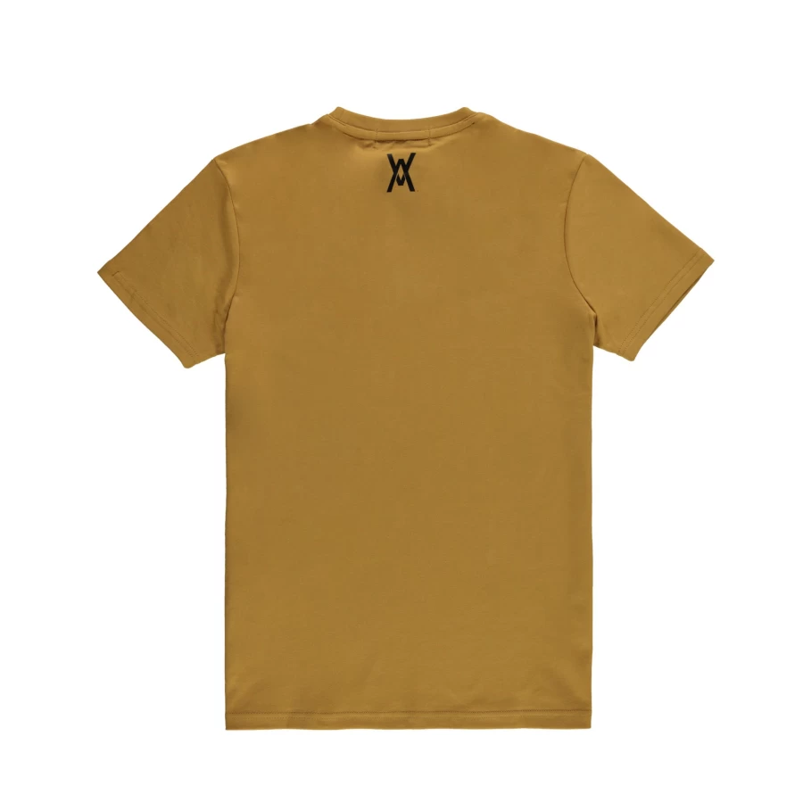 Aspact Calais Honey Color Basic Tee - Soft Cotton Short Sleeve T-Shirt for Men