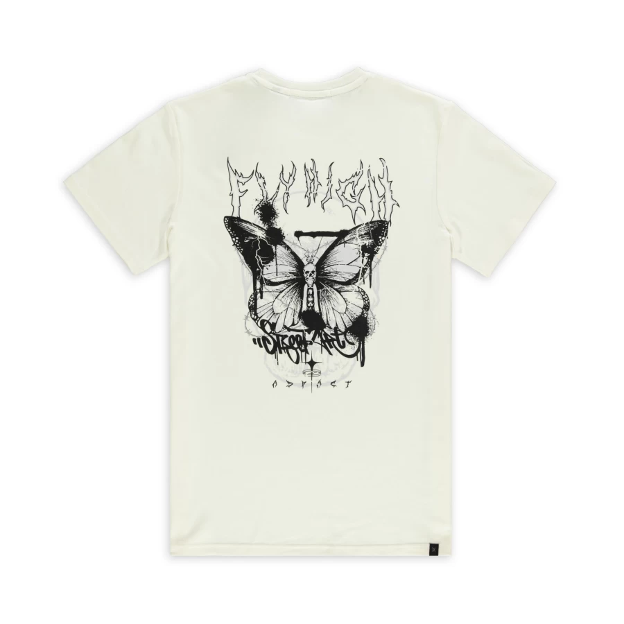 Aspact Fly High Graphic Tee - Canoli Print Cotton T-Shirt for Men & Women