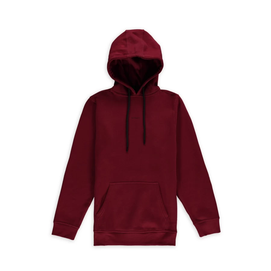 Aspact Rhubarb Red Back Logo Hoodie - Stylish Pullover for Men & Women